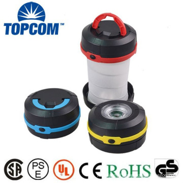 Mini Outdoor Collapsible Powerful LED Plastic Lamp Lantern